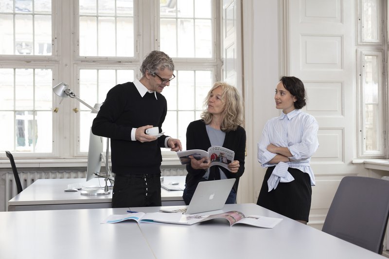 Miriam Becker, Stefanie Laib und Volker Hummels von Cicero Agentur Verlag